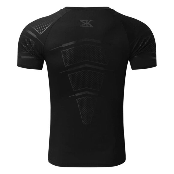 Compression Athletic Fitness Shirt Base Layer Top Sports Gym Tight - Picture 4 of 6
